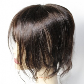 Customized Virgin Human Hair Mono Lace Toupee Women Toupee