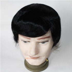 Hand Tied Human Hair Swiss Lace Men System