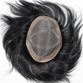 Hand Tied Human Hair Mono Lace Men replacement