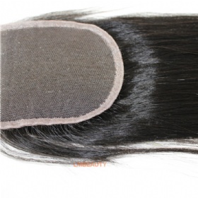 Factory Wholesale Light Yaki  Lace Closure On Stock Prompt Delivery