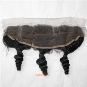 Cheap Natural Hair Loose Wave Lace Frontal On Stock