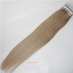 Top Grade Human Hair Skin Weft Pu Tape