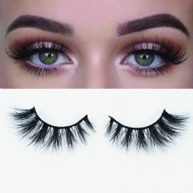 Natural Mink Lashes 100% Siberian Mink Fur Lashes for Women Makeup Eyelashes 1 Pair 3D701