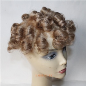 Customize Virgin Human Hair Mono Lace Women Toupee Color12